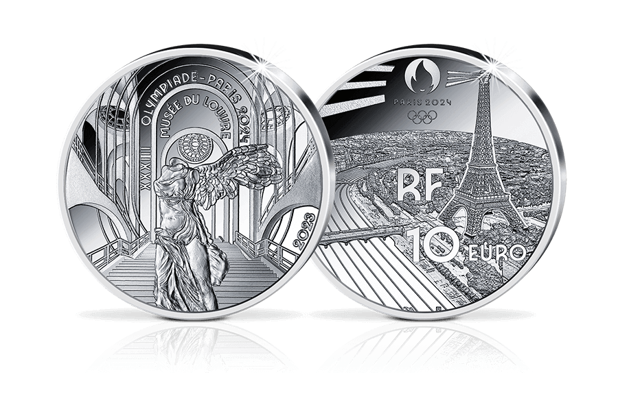 10-Euro-Silbermünze Frankreich 2023 – MUSÉE DU LOUVRE