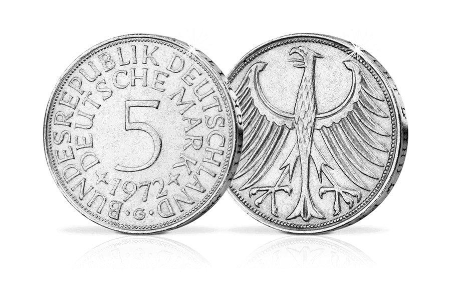 5-DM-Silbermünze 1972-G