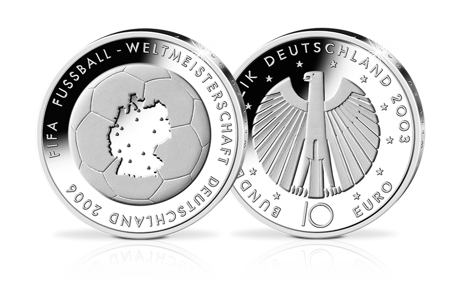 10-Euro-Münze Fußball-WM 2006 – 1. Ausgabe