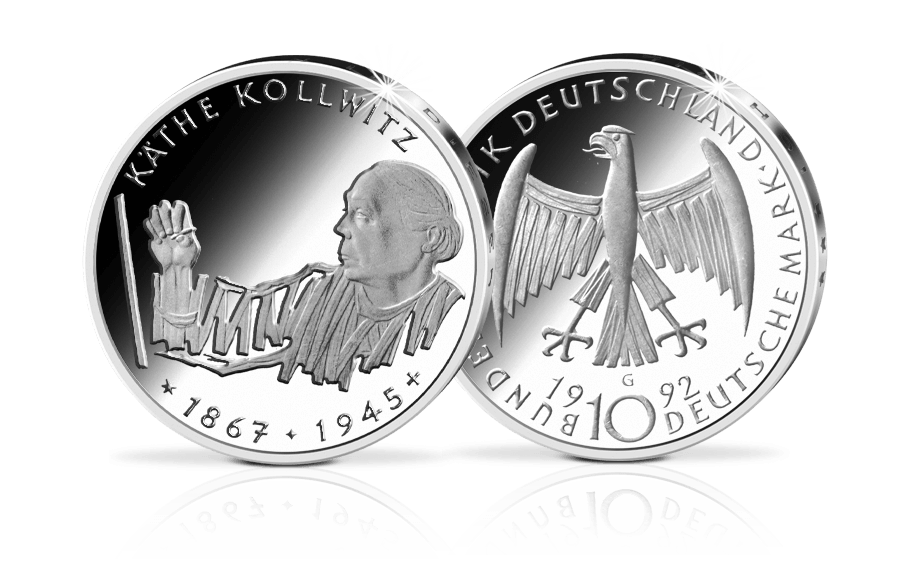 10-DM-Münze 125. Geb. von Käthe Kollwitz