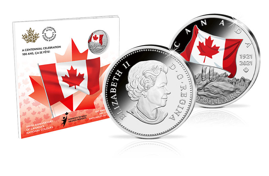 Silber-Dollar Kanada Canada’s National Colour