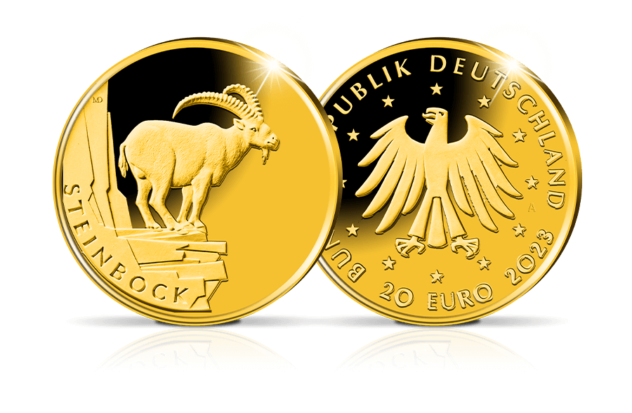 20-Euro-Goldmünze Steinbock 2023