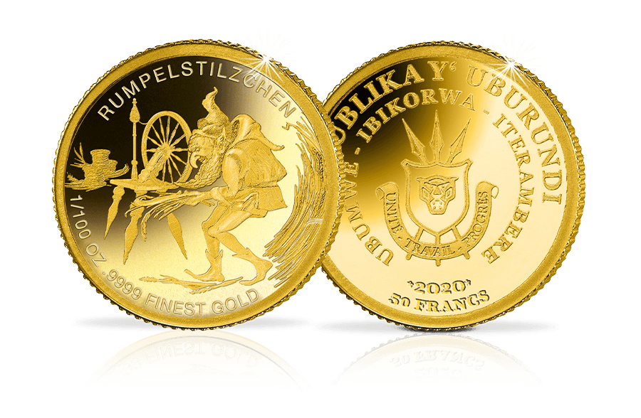 50-Francs-Goldmünze Rumpelstilzchen