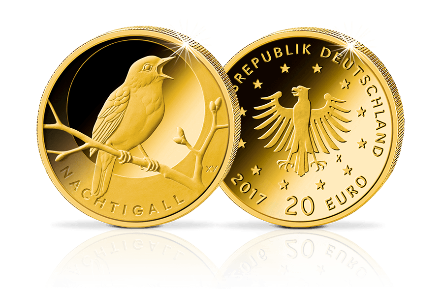 20-Euro Goldmünze 2016 Nachtigall