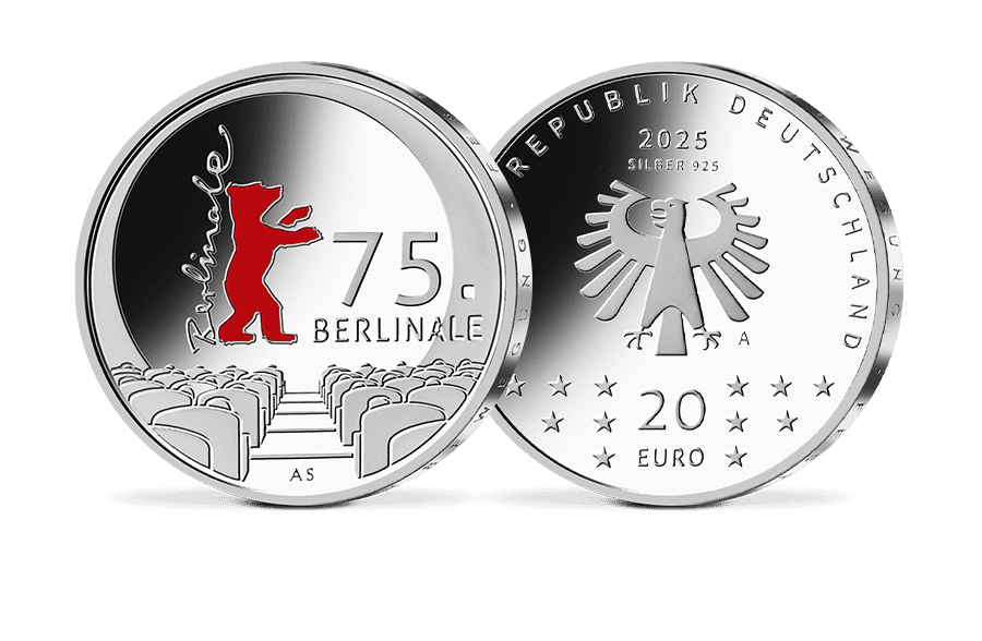 20-Euro-Münze 2025 – 75. Berlinale in St