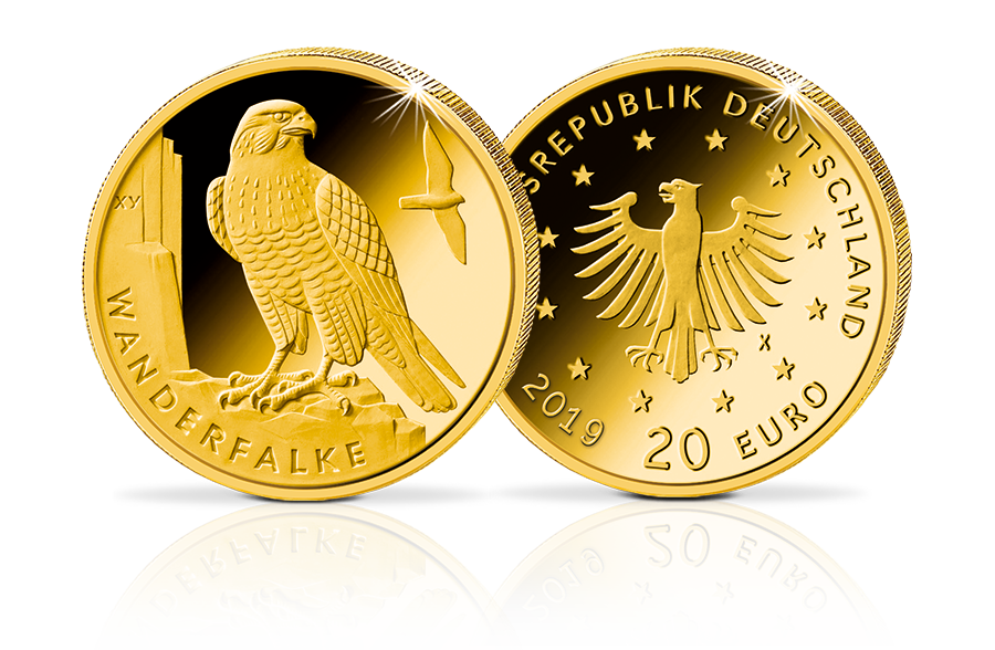 20-Euro-Goldmünze Wanderfalke 2019