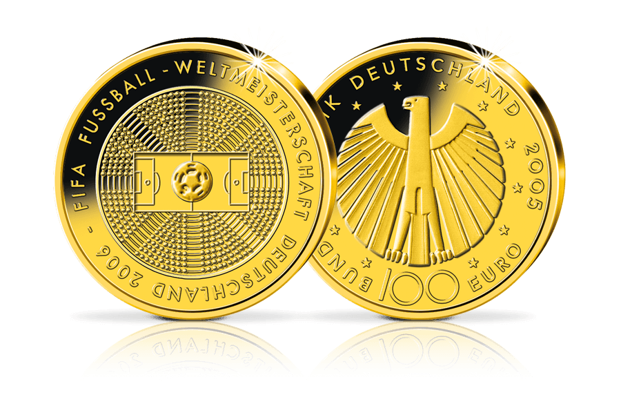 Die 100-Euro-Goldmünze 2005: FIFA Fußball-Weltmeisterschaft in Deutschland 2006