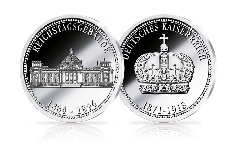 Silber-Gedenkprägung Reichstagsgebäude