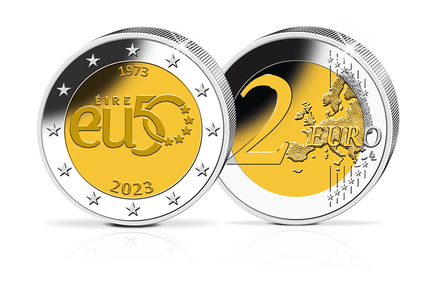 2-Euro-Gedenkmünze - Irland 2023 - 50. Jahrestag des EU-Beitritts