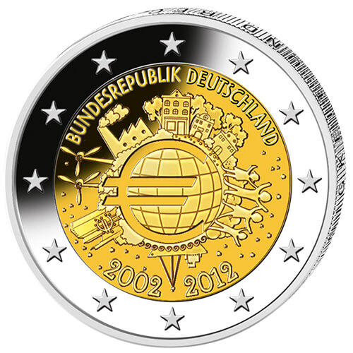 2 Euro Münze Gedenkmünze Bundesrepublik sale Deutschland 2002 - 2012