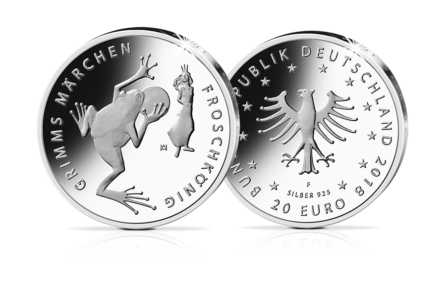 20-Euro-Gedenkmünze Froschkönig 2018