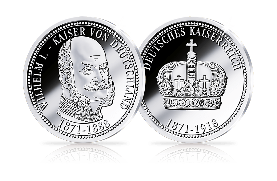 Silber-Gedenkprägung Kaiser Wilhelm I.